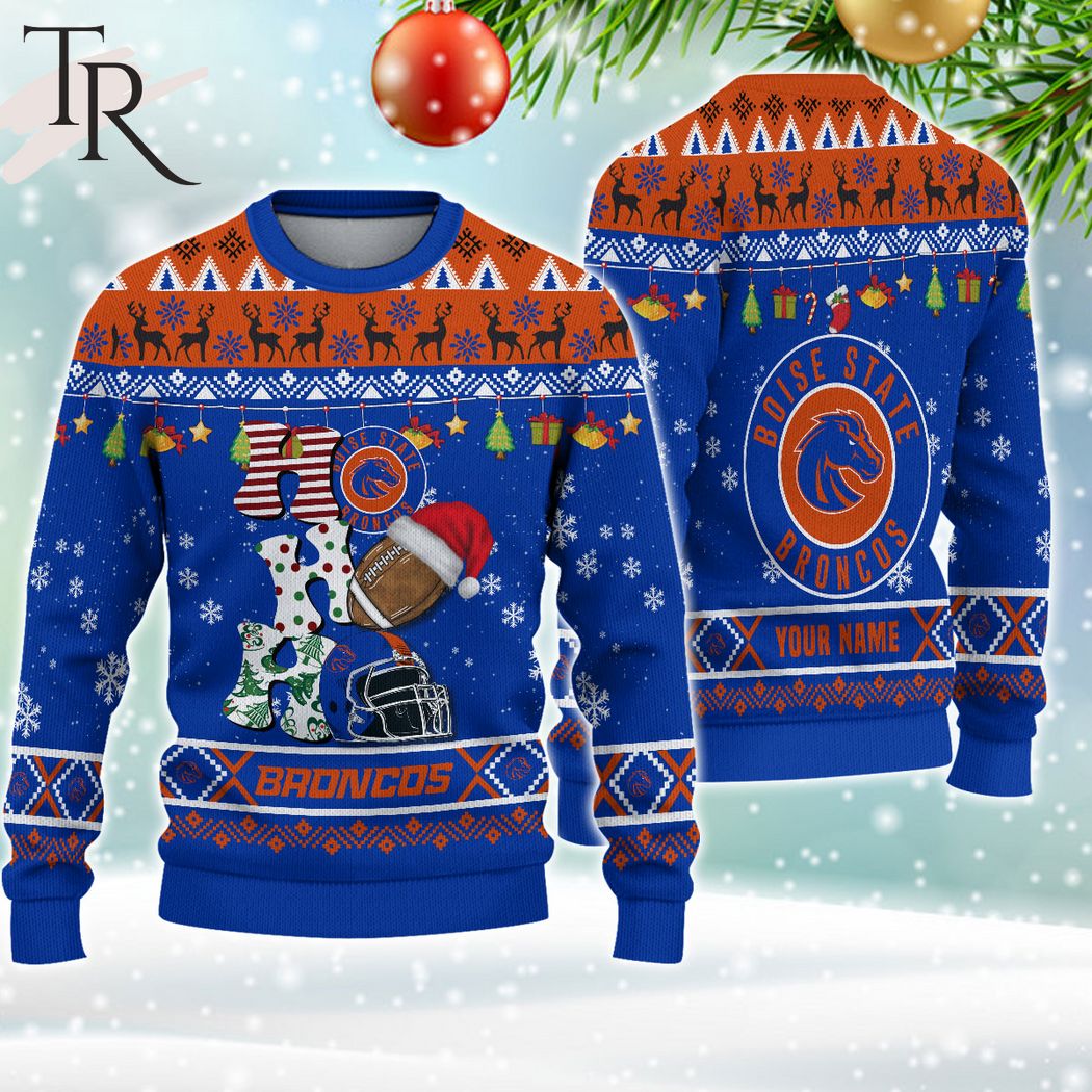 ncaa boise state broncos ho ho ho ugly christmas sweater 1 hZ3mh