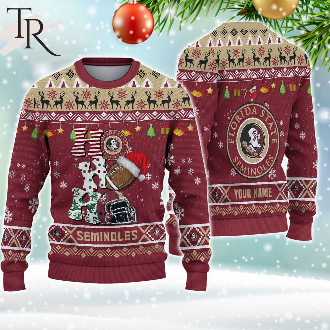 ncaa florida state seminoles ho ho ho ugly christmas sweater 1 tifOl