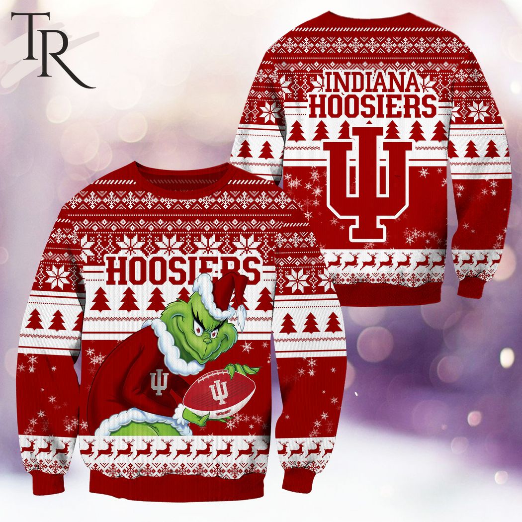 ncaa indiana hoosiers grinch christmas ugly sweater 1 SJp9y