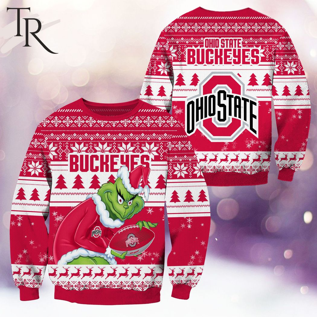 ncaa ohio state buckeyes grinch christmas ugly sweater 1 znhzA