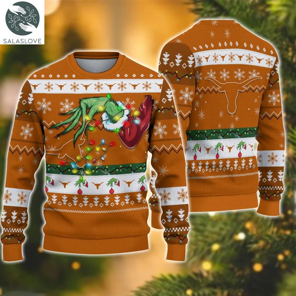 ncaa texas longhorns grinch christmas ugly sweater ht041133 1 owkgag