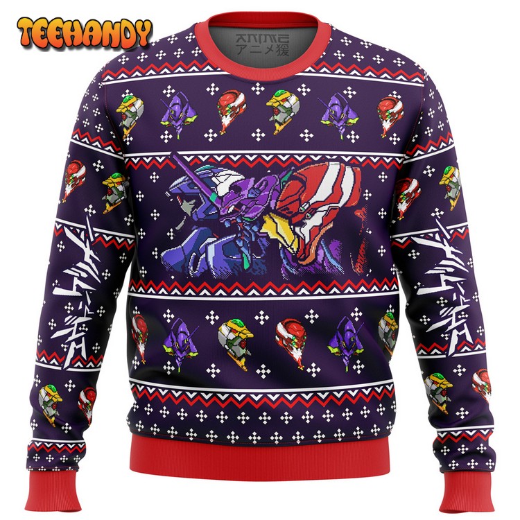 neon genesis evangelion evas ugly christmas sweater jgqt6