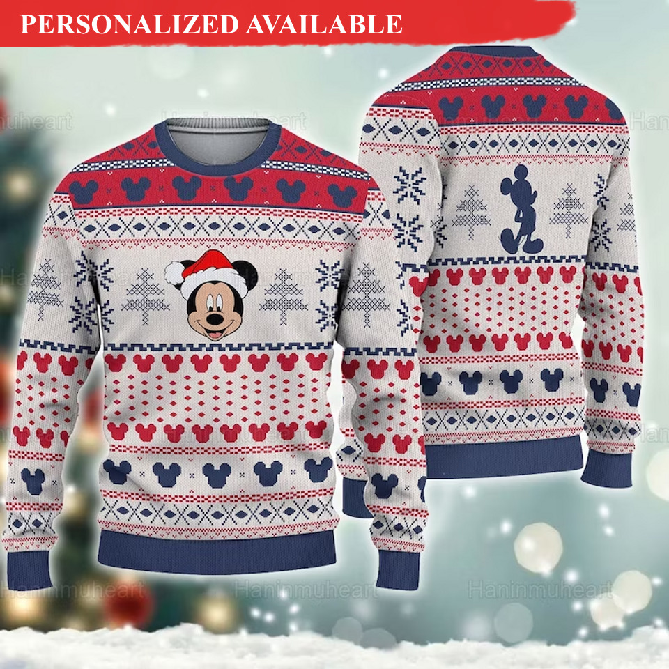 never too old for mickey lovely christmas gift 3d sweater 1540