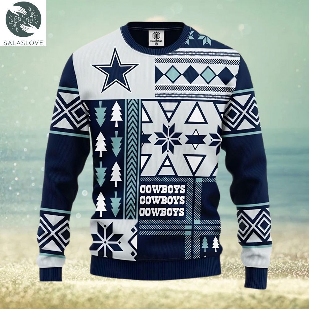 nfl dallas cowboys new season fun ugly christmas 3d sweater ht280923 1 dp6dev