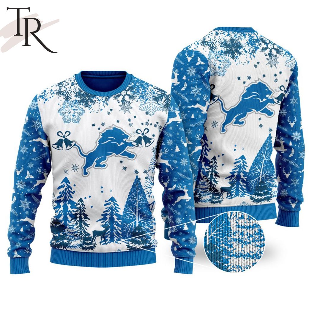nfl detroit lions special christmas ugly sweater design 1 o0Hh5