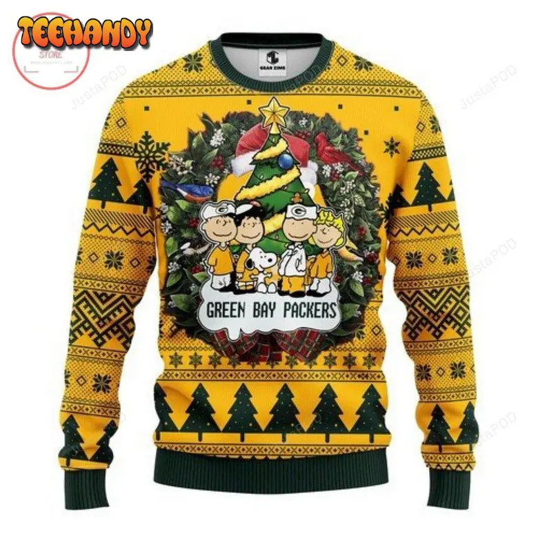 nfl green bay packers skull ugly christmas sweater 2s02s