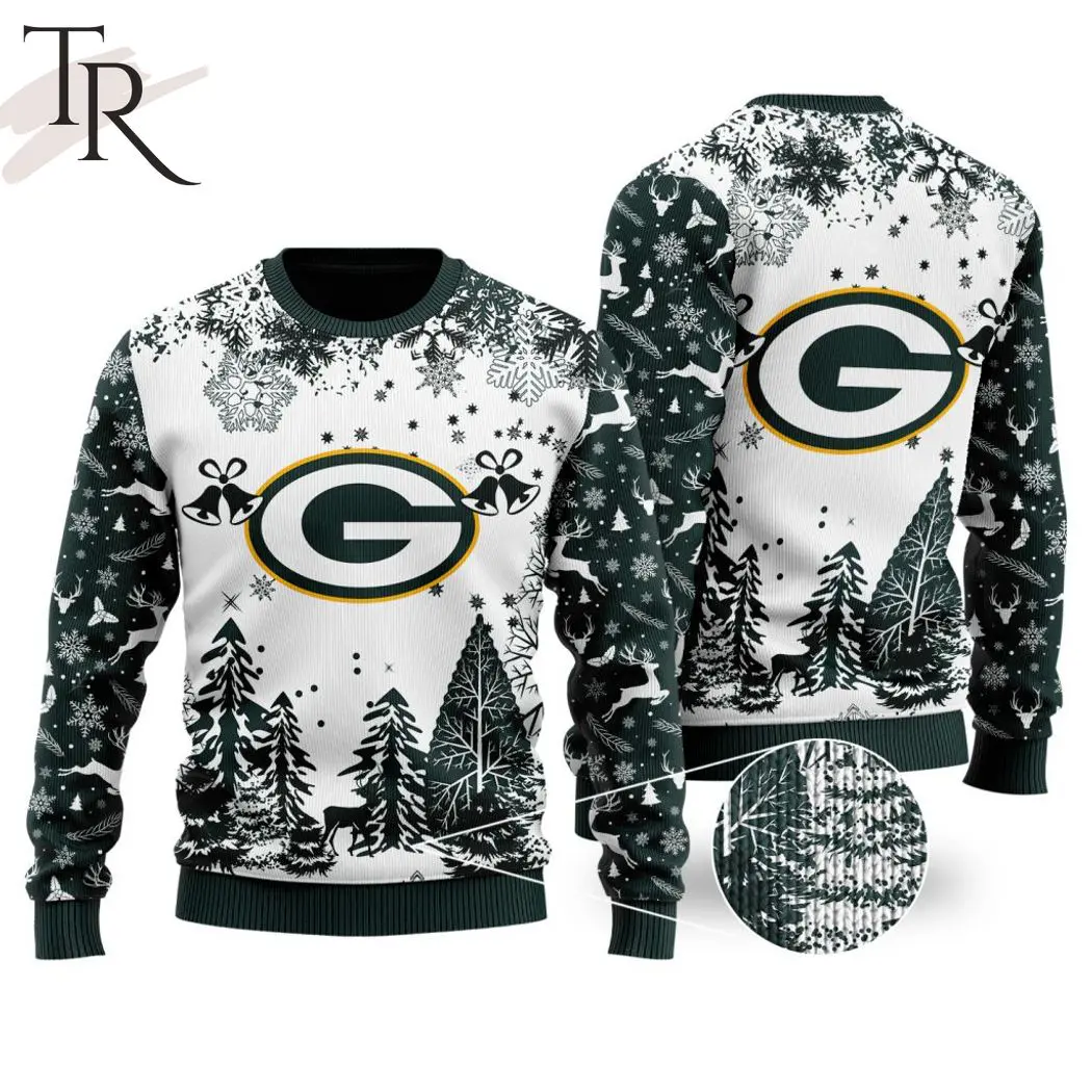 nfl green bay packers special christmas ugly sweater design 1 o1r8H