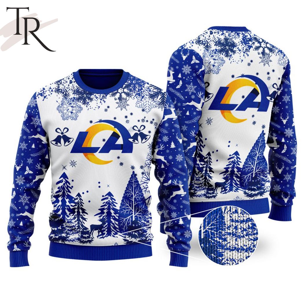 nfl los angeles rams special christmas ugly sweater design 1 AqvaH