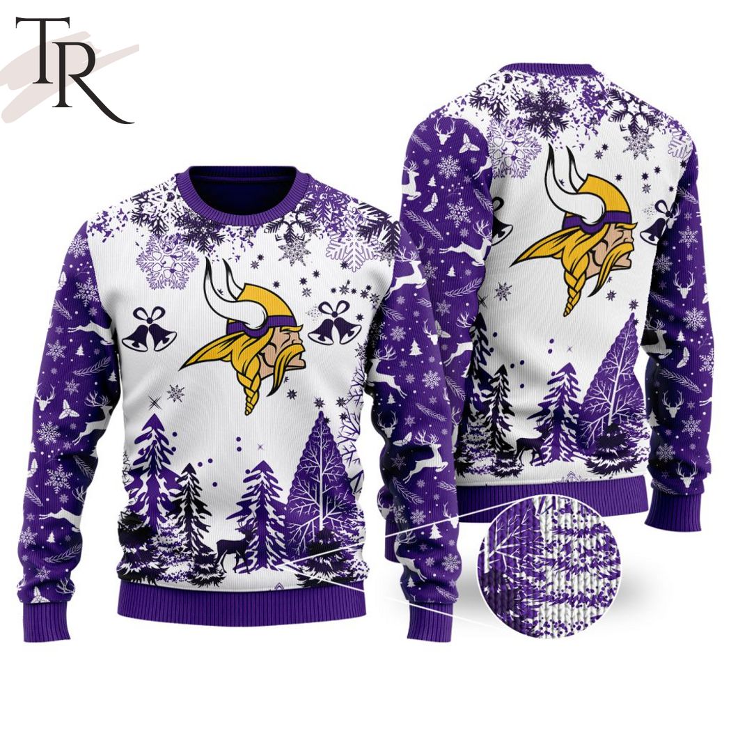 nfl minnesota vikings special christmas ugly sweater design 1 UatAo