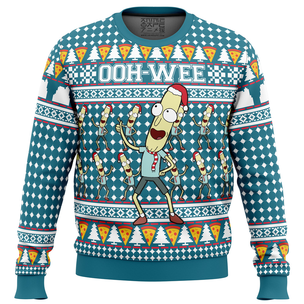 poopy Ugly Christmas Sweater front mockup