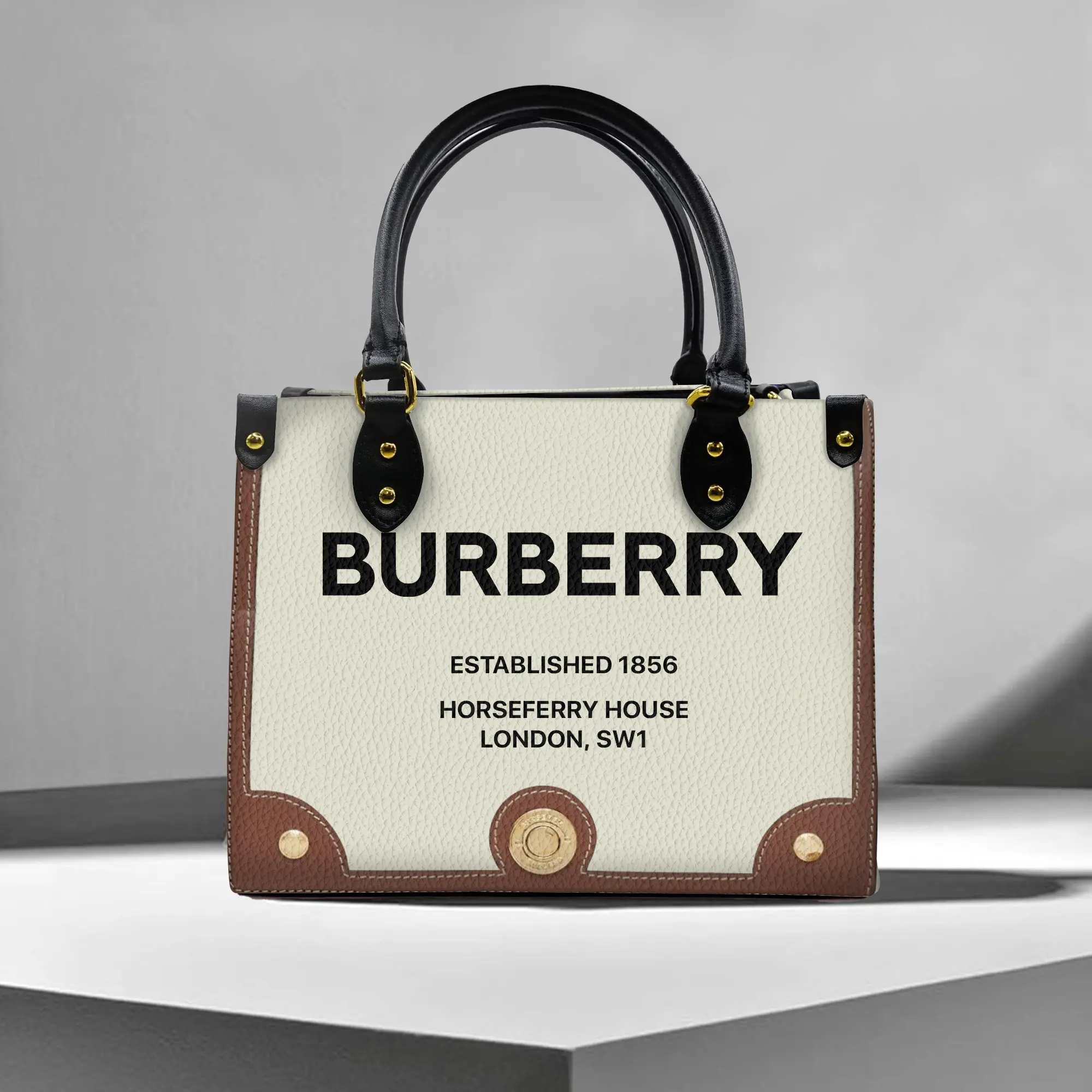 limited edition burberry leather handbag luxury pp3197bag 1