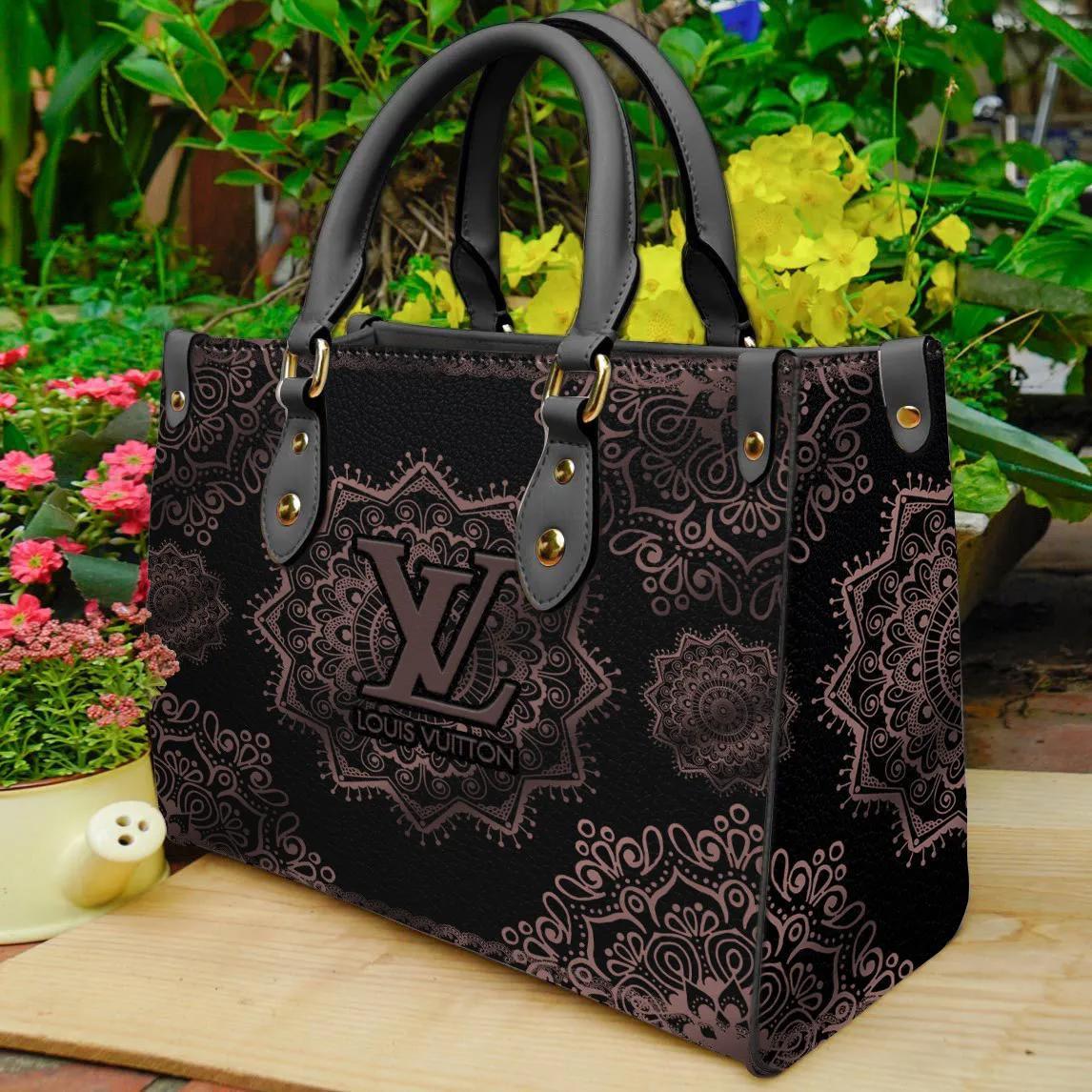 louis vuitton brown pattern luxury brand fashion women small handbag for beauty 20231203103647267