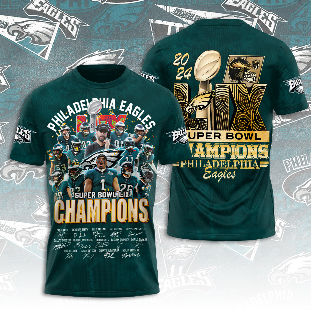 ANHNV5986 T shirt Philadelphia Eagles