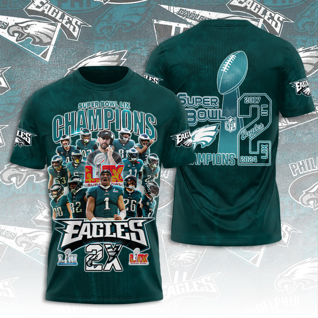 ANHNV5988 T shirt Philadelphia Eagles 1