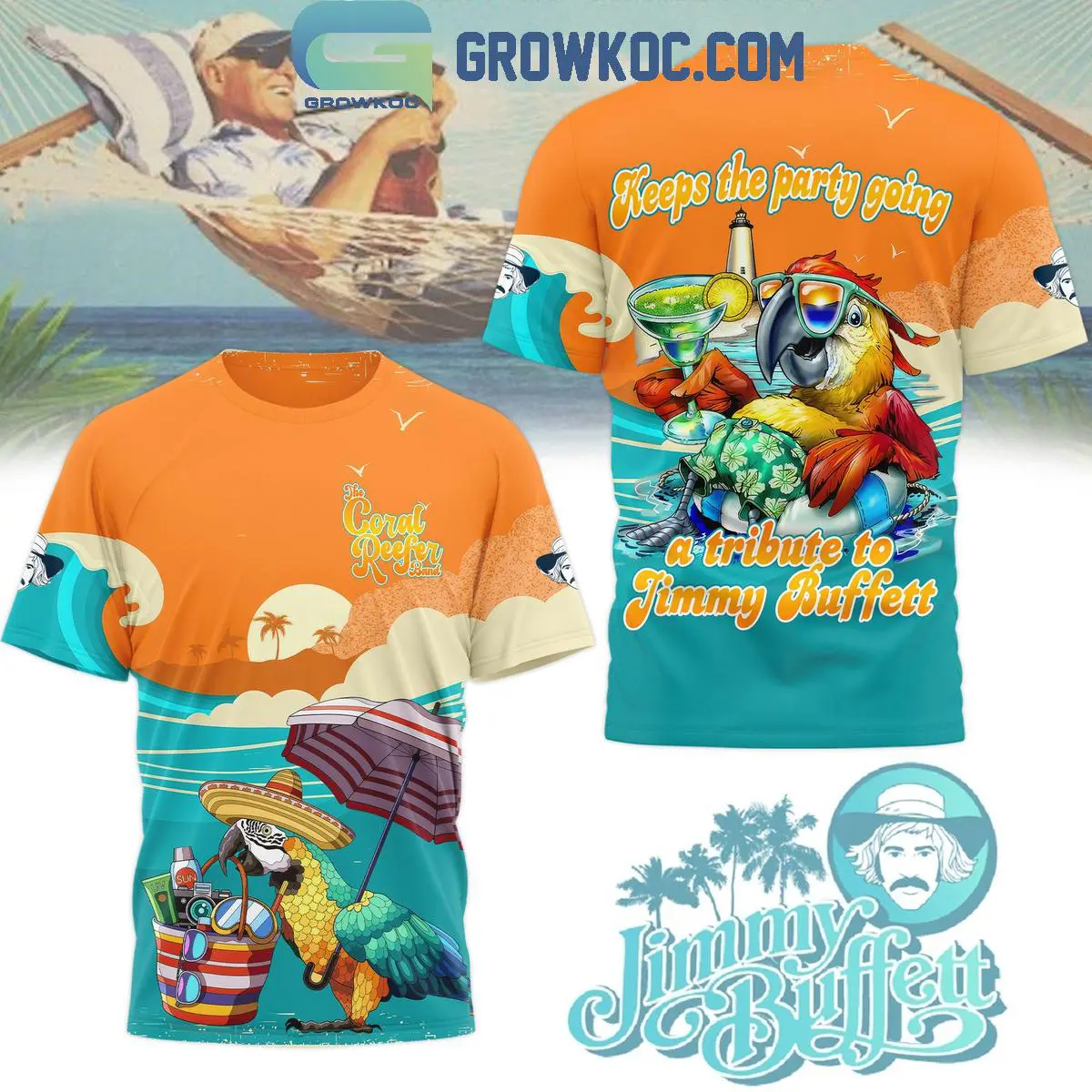 Keep The Pary Going A Tribute To Jimmy Buffett T Shirt 1 exf9B