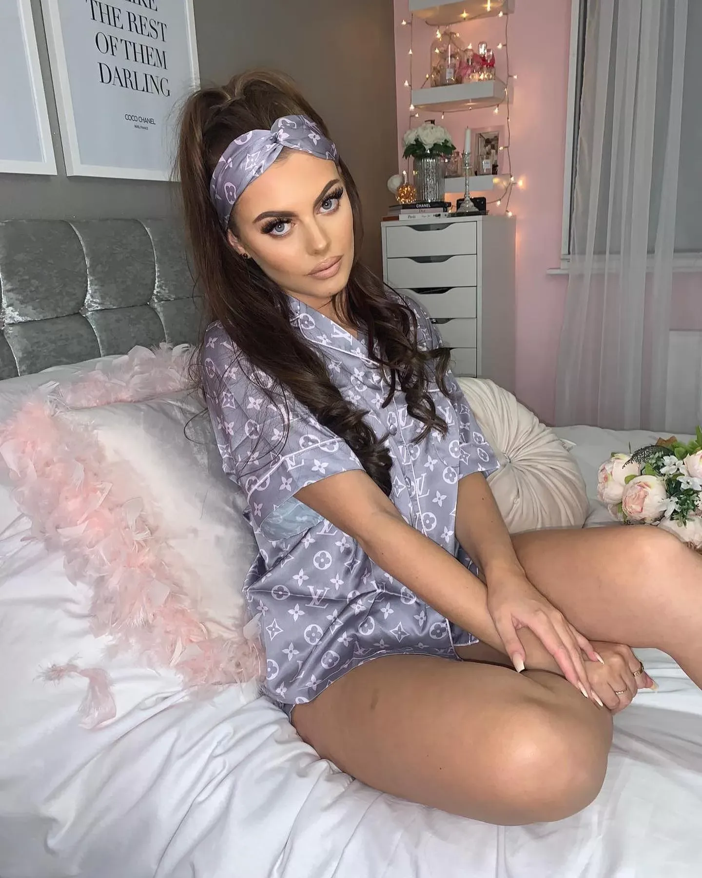 Louis2BVuitton2BShort2BWomen2BPyjamas2BPJ2BSet2BNMM35036 39 11zon pE4VN
