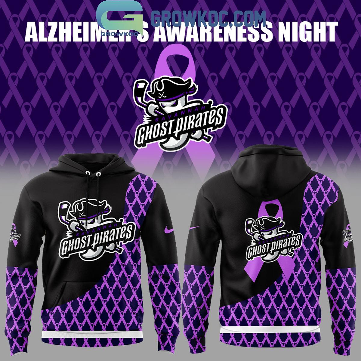 Savannah Ghost Parrots Uniform AlzheimerE28099s Awareness Night Hoodie 1 YaTaO