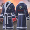 alffa romeo motocycles personalized fleece bathrobe auhnr