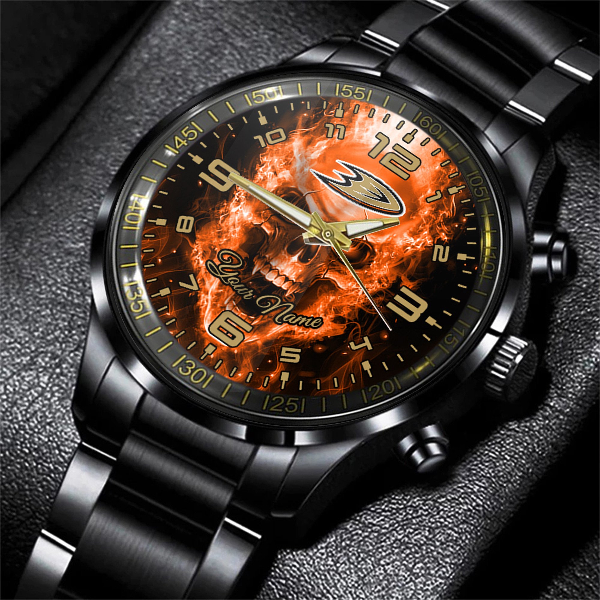 anaheim ducks nhl personalized style hand watch gift for fans 6iefu