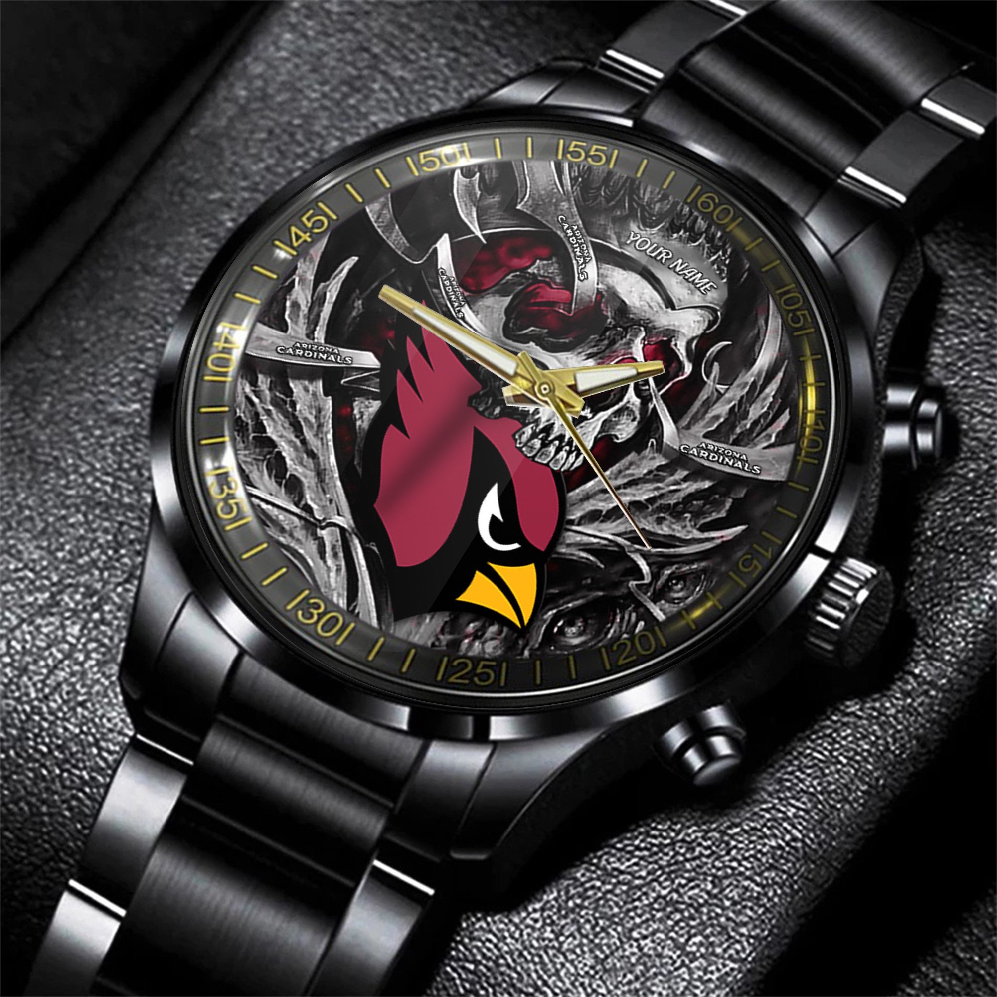 arizona cardinals nfl men hand watch personalized gift for fans q7auy