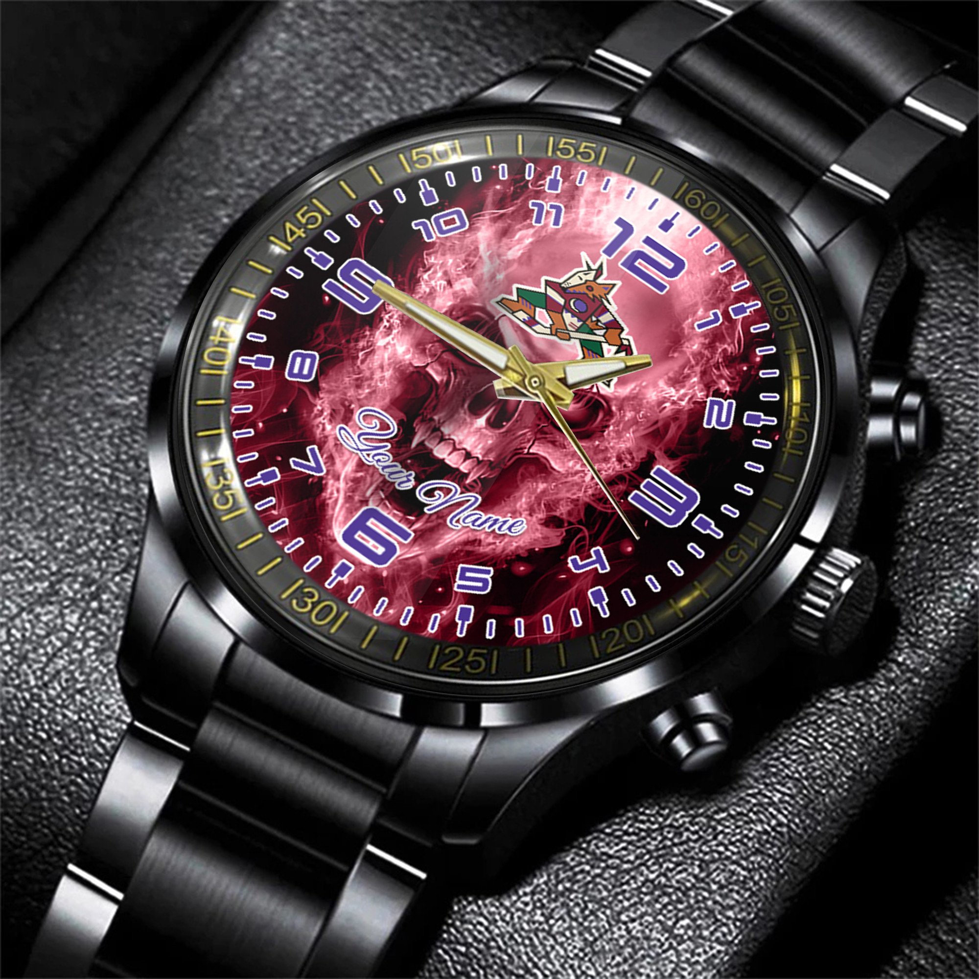 arizona coyotes nhl personalized style hand watch gift for fans ik0j0