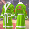 atlanta hawks nba personalized fleece bathrobe 5acj4
