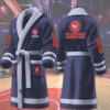 atlanta hawks nba personalized fleece bathrobe jluhy