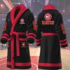 atlanta hawks nba personalized fleece bathrobe lranr