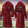 baltimore ravens nfl personalized fleece bathrobe ubj53