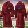boise state broncos ncaa personalized fleece bathrobe rhb6o