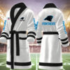 carolina panthers nfl personalized fleece bathrobe iz2bq