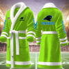 carolina panthers nfl personalized fleece bathrobe tyjfl