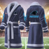 carolina panthers nfl personalized fleece bathrobe xwtn1