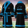 carolina panthers nfl personalized fleece bathrobe y2rqn