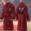 charlotte hornets nba personalized fleece bathrobe w9i1i