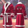 chicago bulls nba personalized fleece bathrobe cba3q