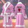 chicago bulls nba personalized fleece bathrobe gj6cb