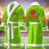 cleveland brown nfl personalized fleece bathrobe cveap