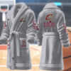 cleveland cavaliers nba personalized fleece bathrobe wb7b7