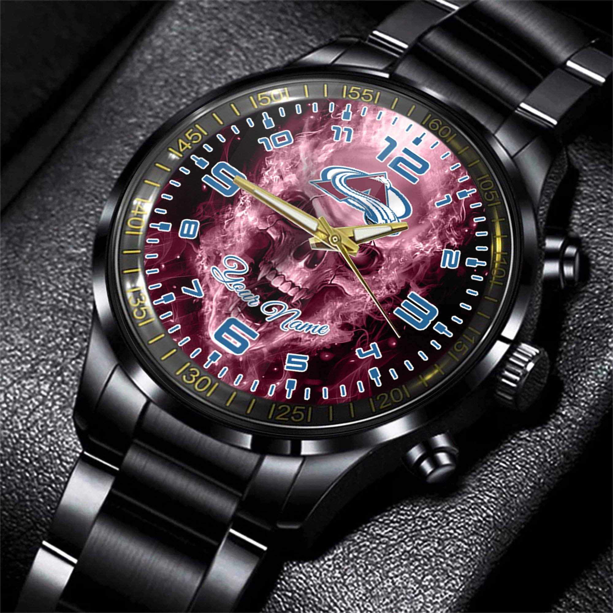 colorado avalanche nhl personalized style hand watch gift for fans awnn8