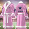 dallas cowboys nfl personalized fleece bathrobe ivtvw