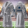 dallas cowboys nfl personalized fleece bathrobe xjwrz