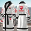 ducati motocycles personalized fleece bathrobe jwuhj