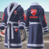 ducati motocycles personalized fleece bathrobe lxqp2