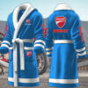 ducati motocycles personalized fleece bathrobe strsz