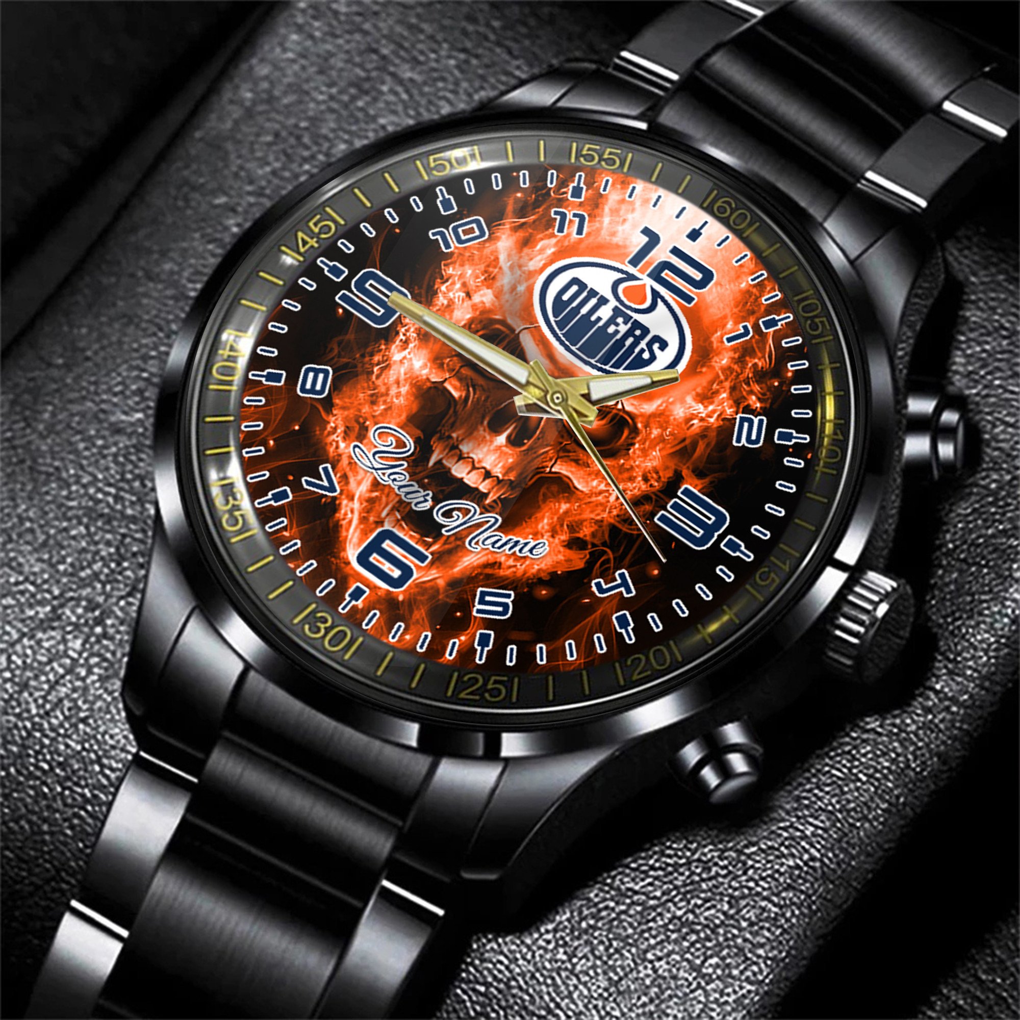 edmonton oilers nhl personalized style hand watch gift for fans toind