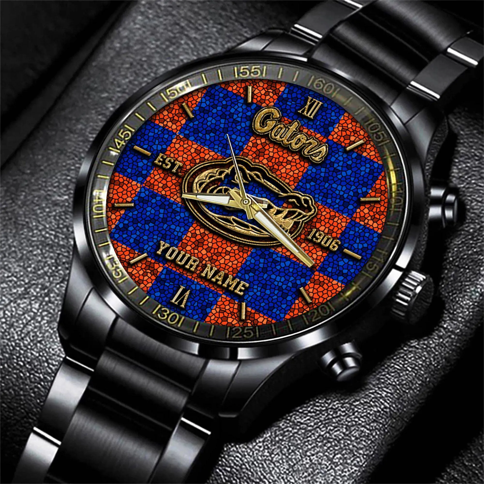 florida gators ncaa personalized black new hand watch gifts for fans 2z8v2
