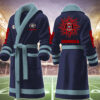 georgia bulldog ncaa personalized fleece bathrobe 9hobu
