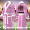 georgia bulldog ncaa personalized fleece bathrobe ce95o