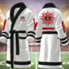 georgia bulldog ncaa personalized fleece bathrobe cfy2d